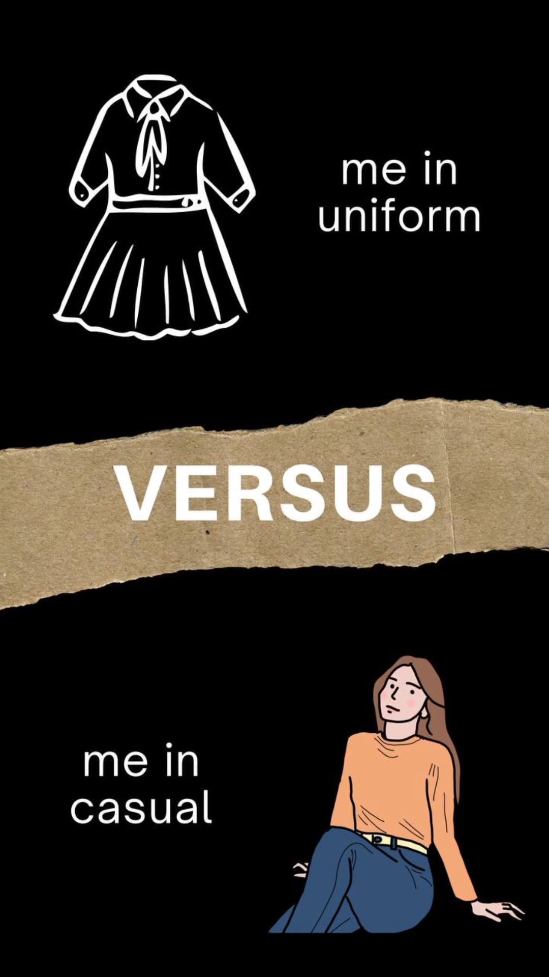 Uniform vs. lässig 