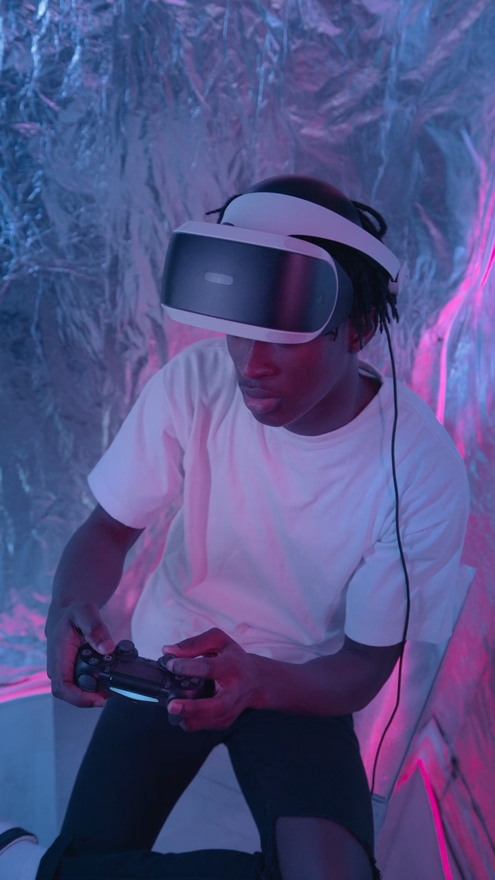 Estilo minimalista de realidad virtual