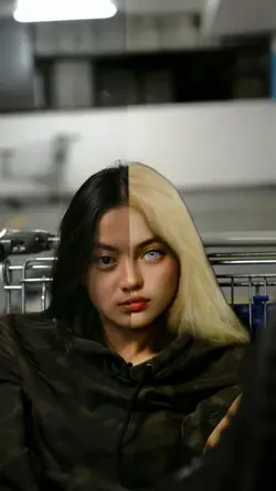 Efek rambut pirang