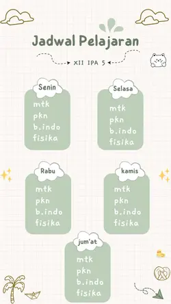 Jadwal Pelajaran