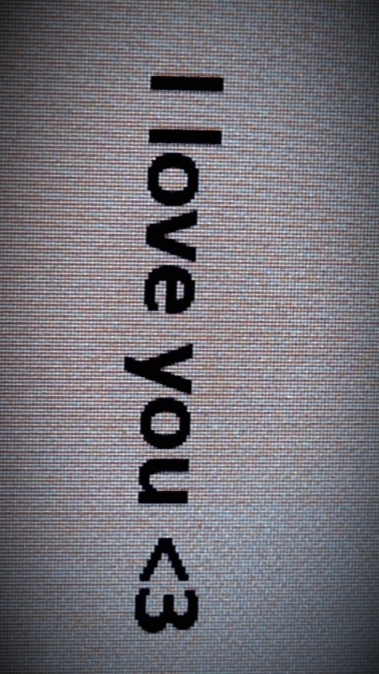i love you