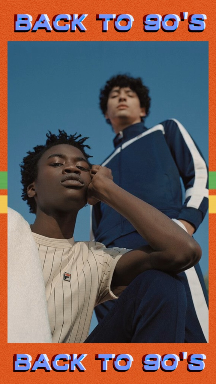 Vêtements de sport en rétro simple