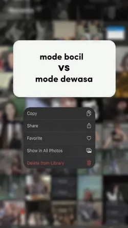 bocil vs dewasa