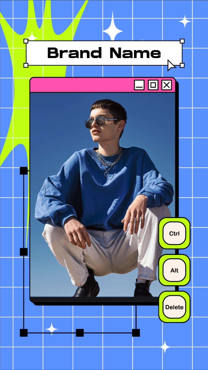 Trendy Cool Clothes Sommerverkauf im Pop-Stil