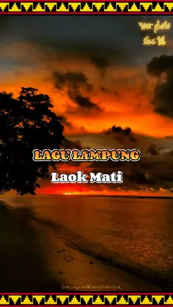 LIRIK LAGU LAMPUNG