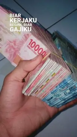 biar gajiku segini 