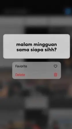 malam mingguan