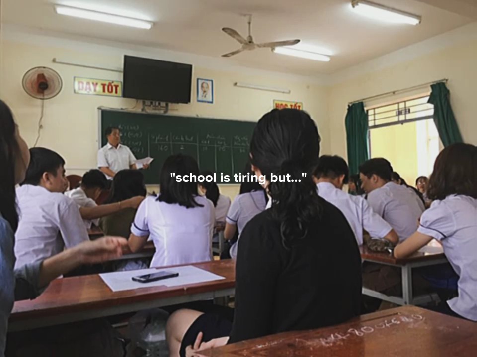 La escuela es agotadora pero