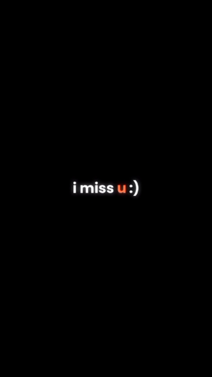 I Miss You