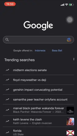 TREND GOOGLE X