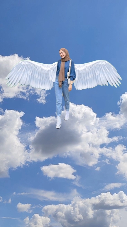 Terbang ke awan