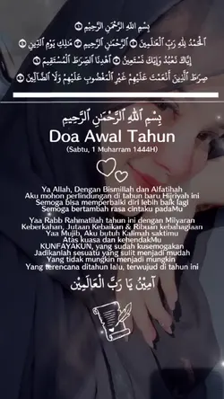 DOA AWAL TAHUN