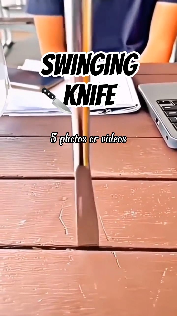 swinging knife