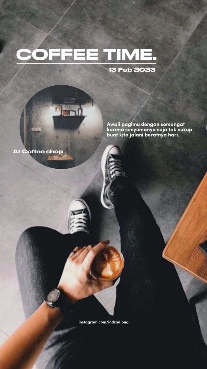 Tipografi waktu kopi
