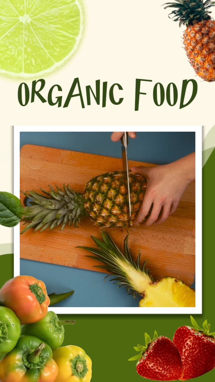Pantalla De Ingredientes De Alimentos Saludables
