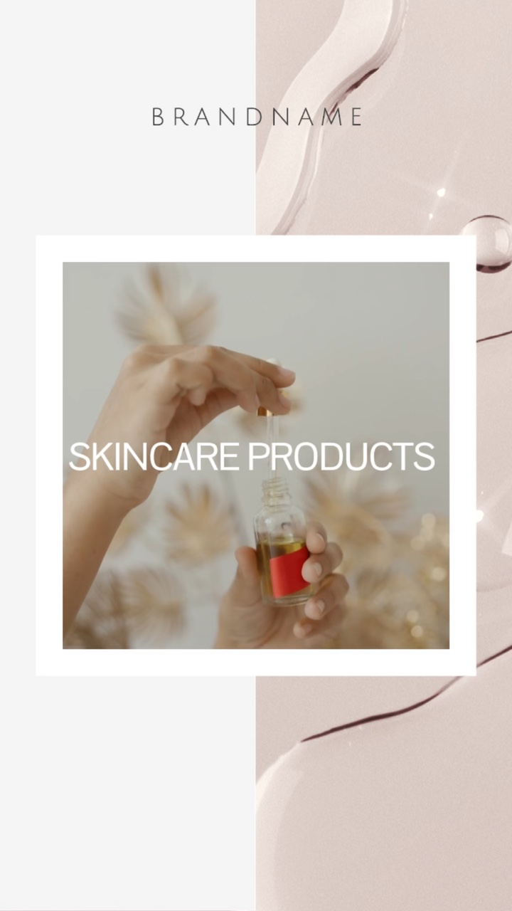 Skincare Product Display