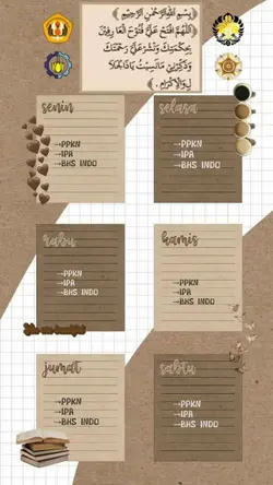 JADWAL PELAJARAN