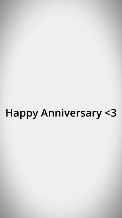 Happy anniversary