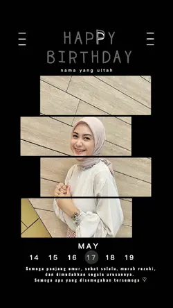 HBD 17 Mei 2022