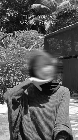 wajah blur
