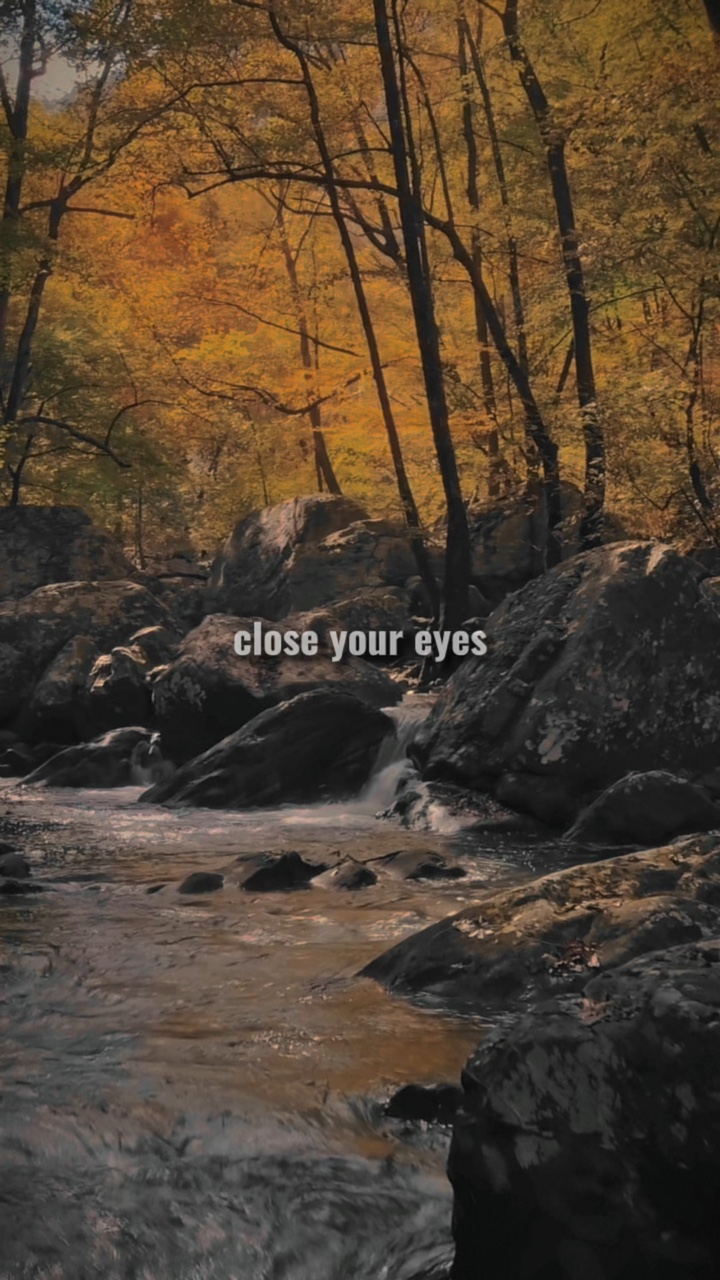 close your eyes