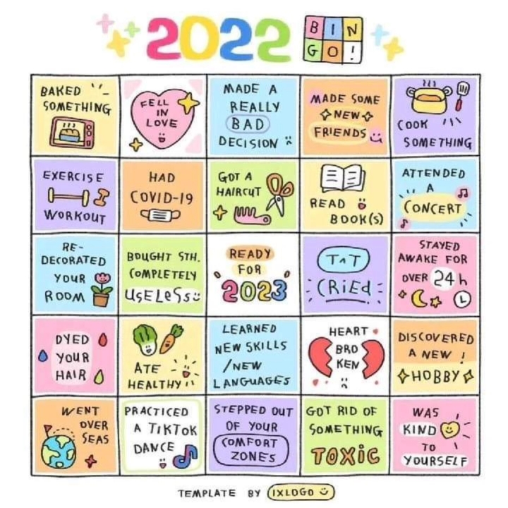 2022 BINGO CARD