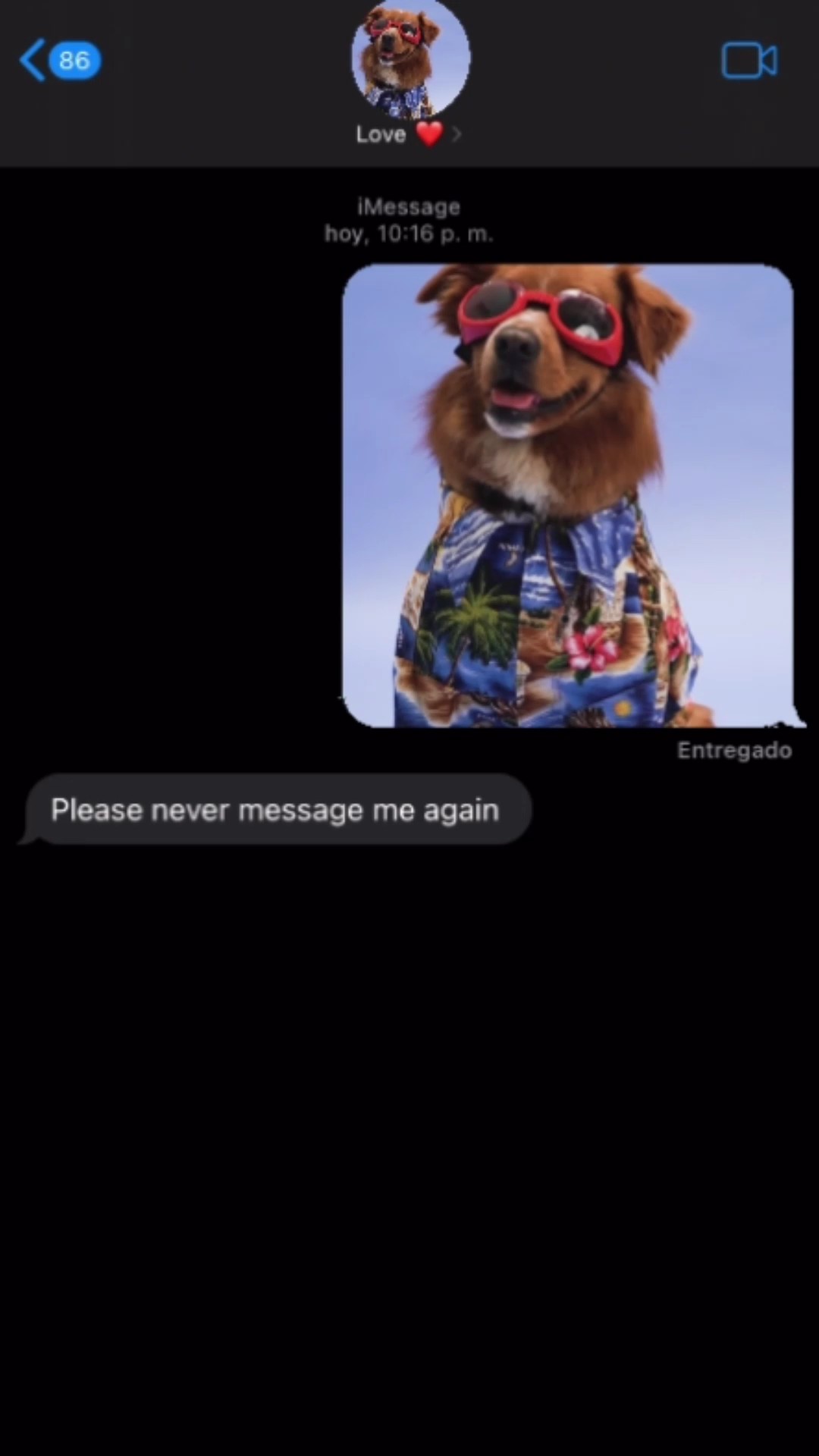 Mensagem para meu amor