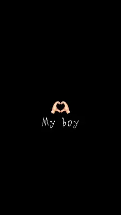 my boy, my world<3
