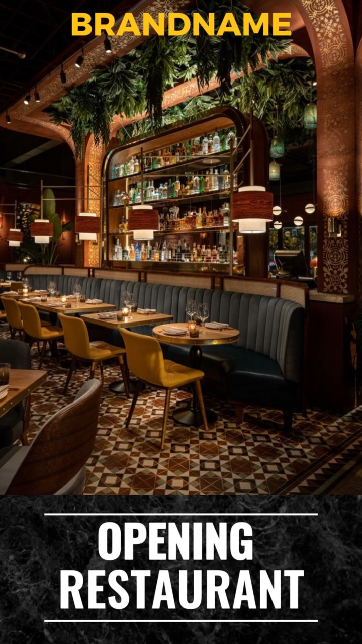Aktion zur Eröffnung eines neuen Restaurants