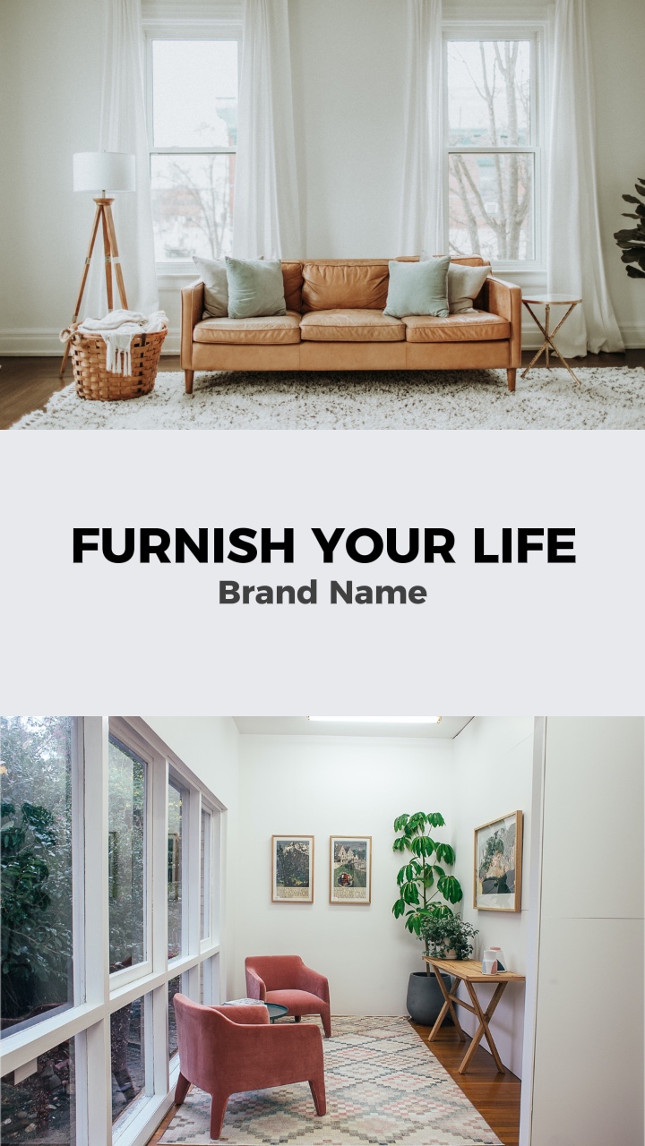 Affichage de meubles de maison promotion de style minimaliste