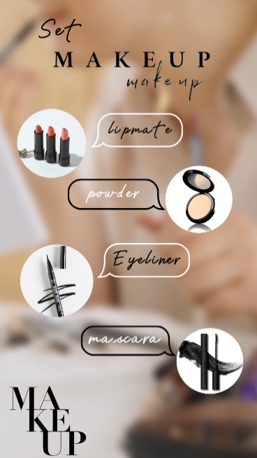 Ein Satz Make-up 