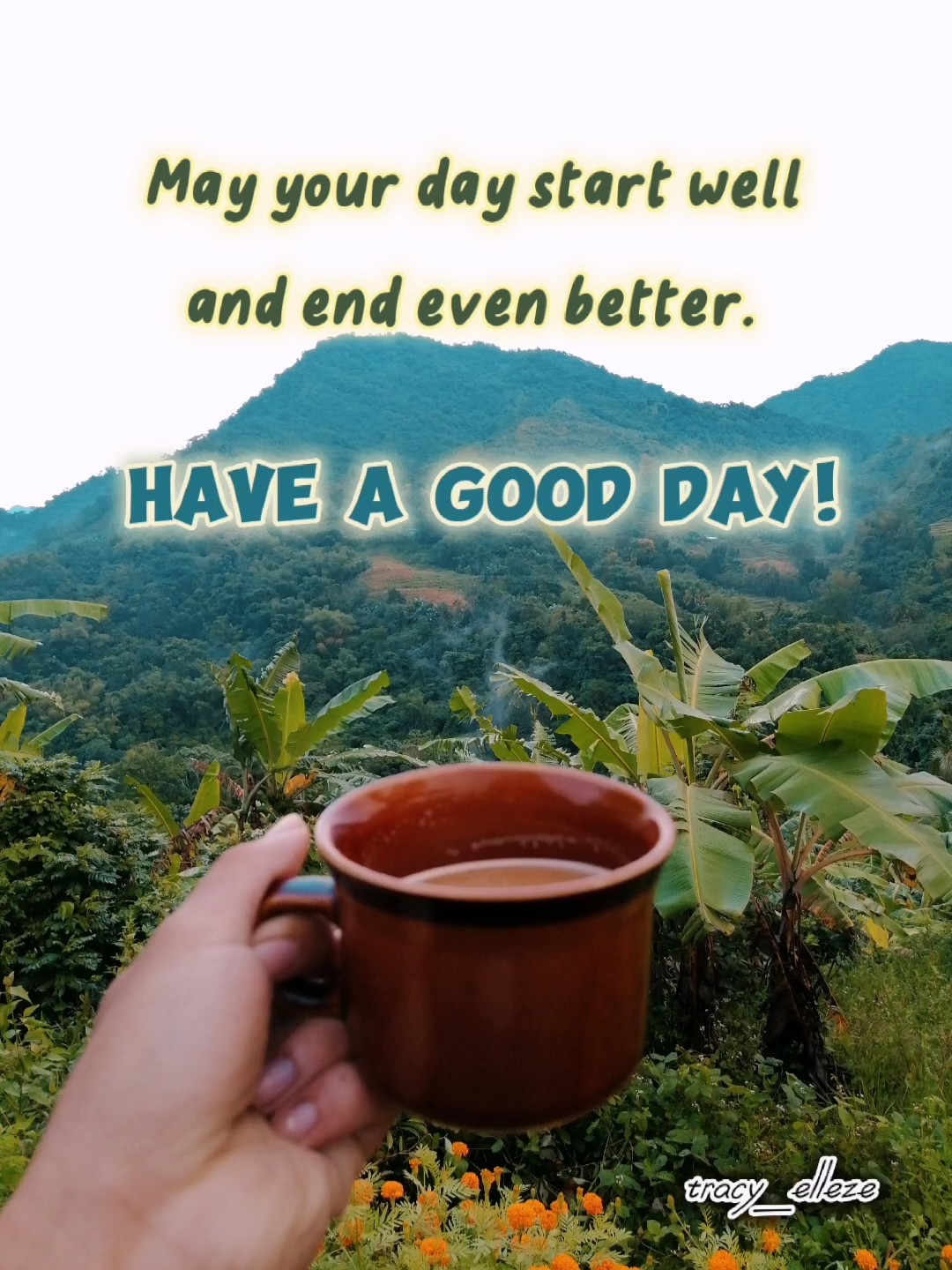 Tenha um bom dia! 