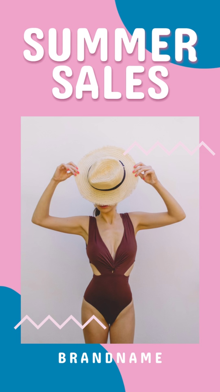 Swimsuit Summer Sales in Popular Contrast Color Style