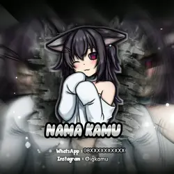 logo anime cewe nih