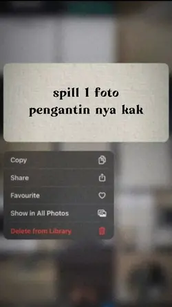 spill foto pengantin
