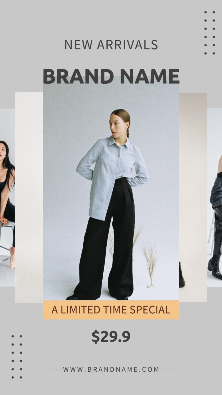 Display ng Damit sa istilong Vogue