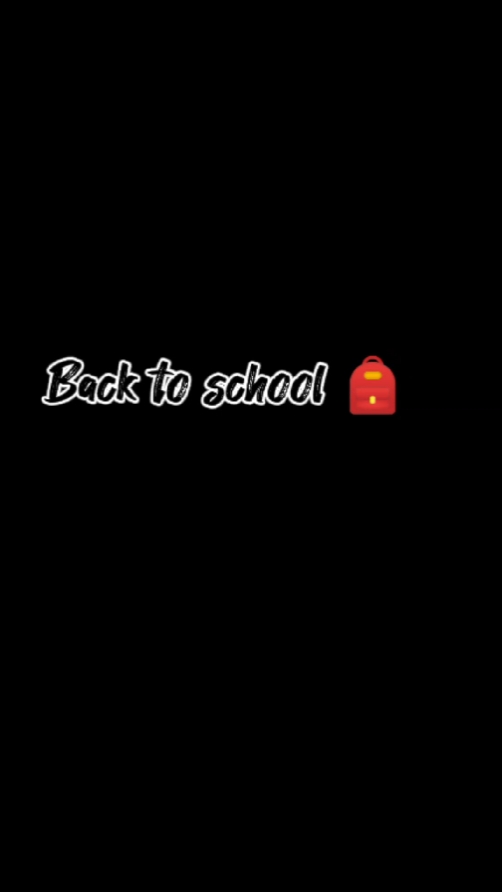 Back to school 