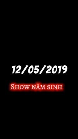 Show năm sinh