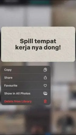 Spill tempat kerja 