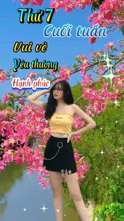 Chúc thứ 7 ghép ảnh 