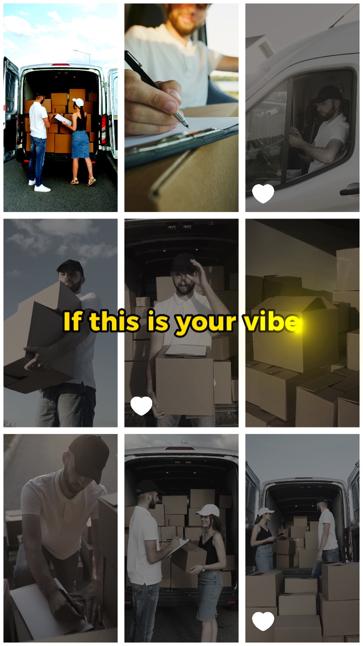 Modelo de publicidade de grade de nove quadrados estilo TT