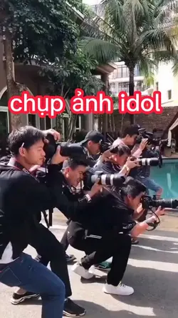 Mẫu chụp ảnh idol 