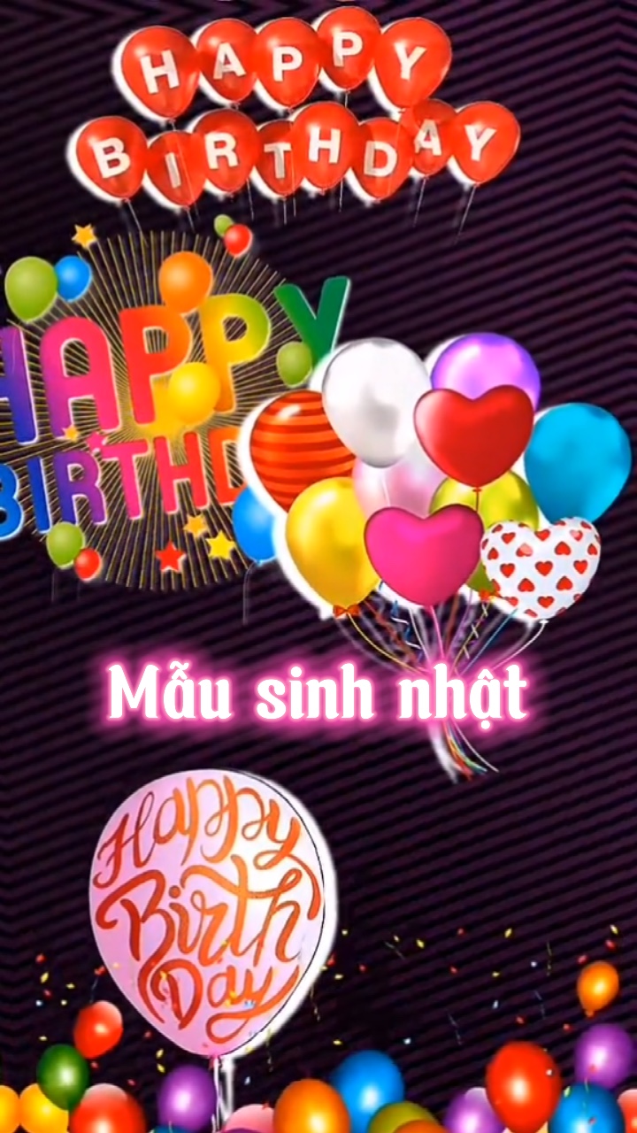 Mẫu sinh nhật 