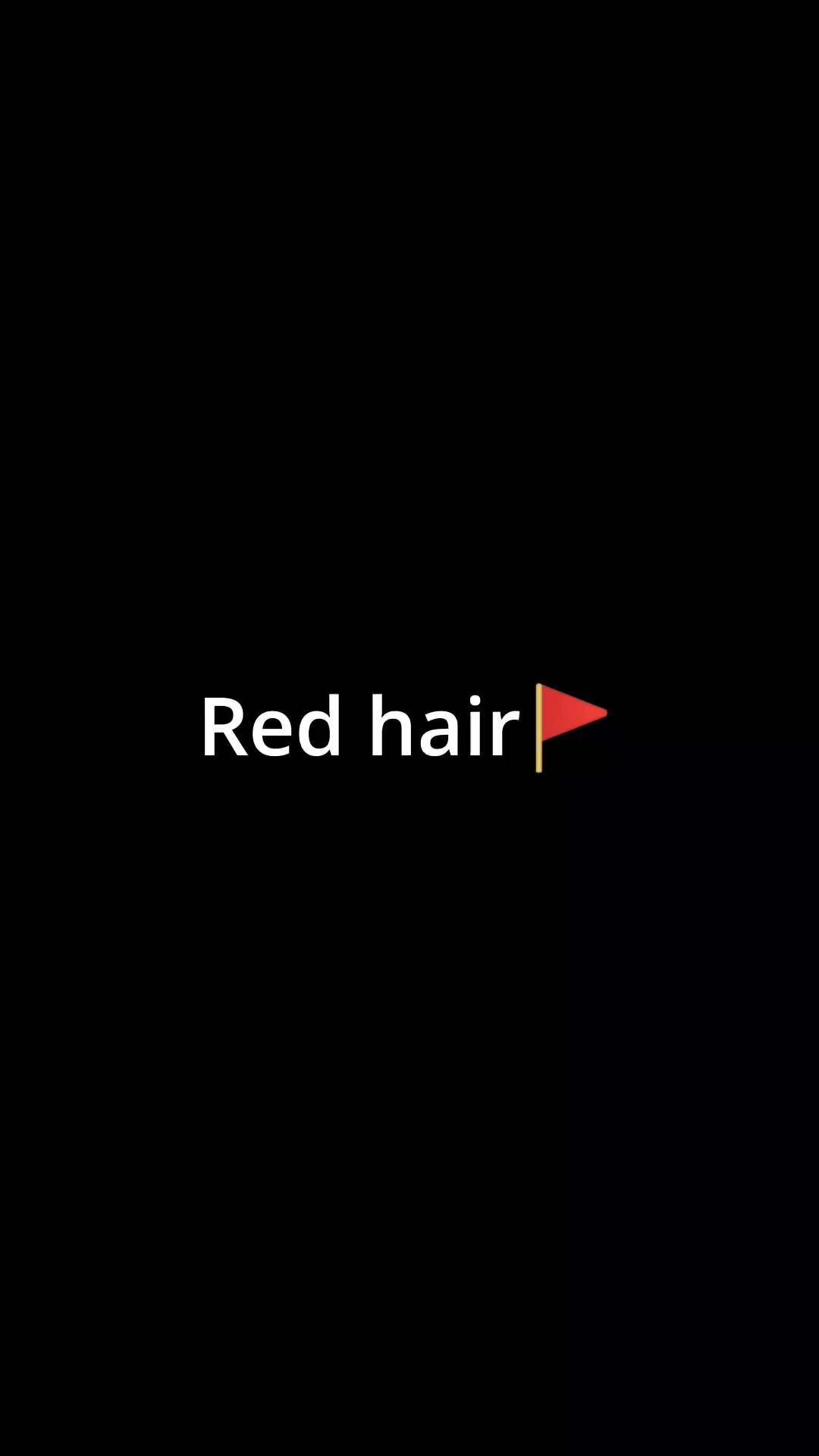Tendencia de cabello rojo