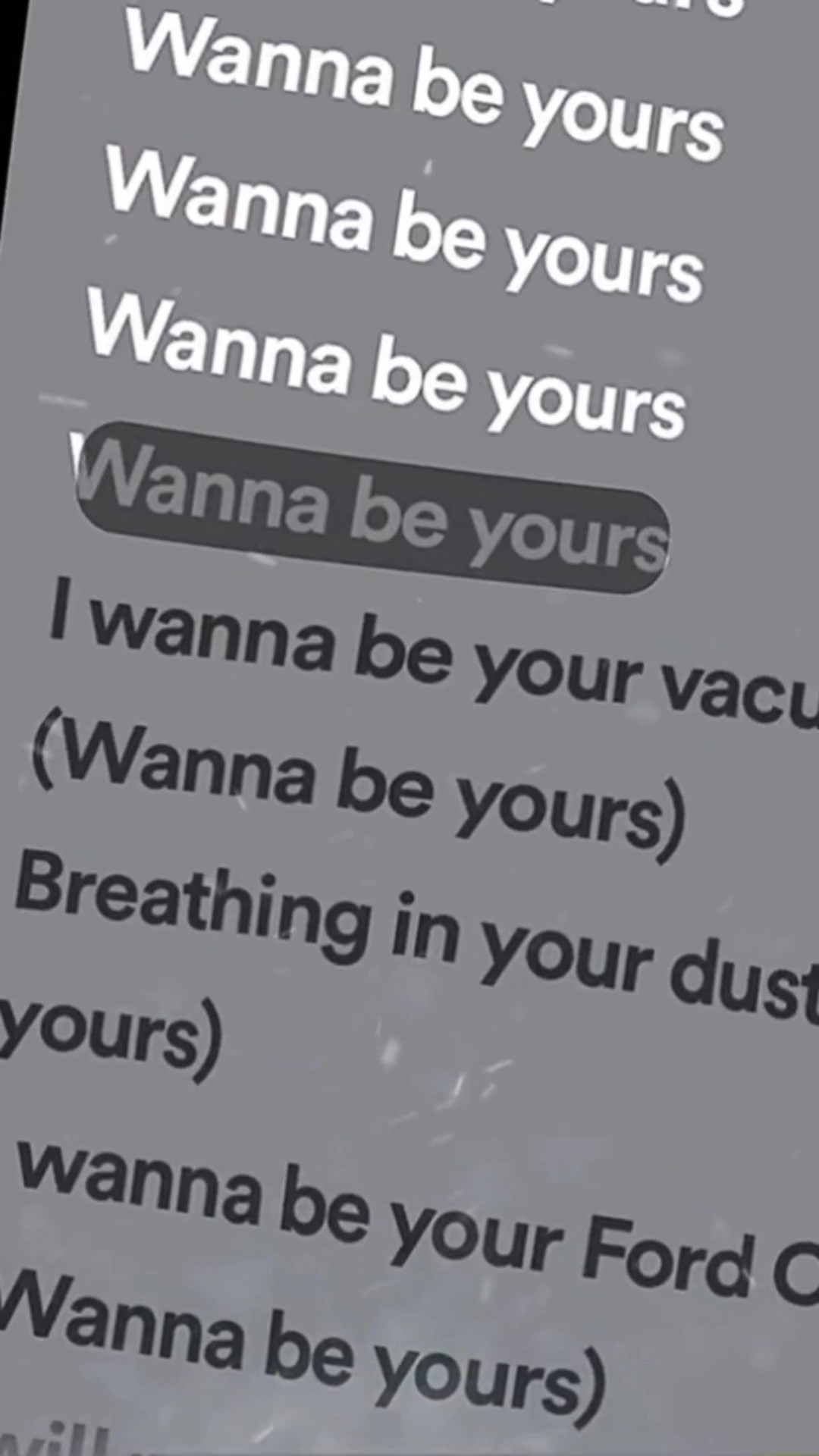 I Wanna Be Yours