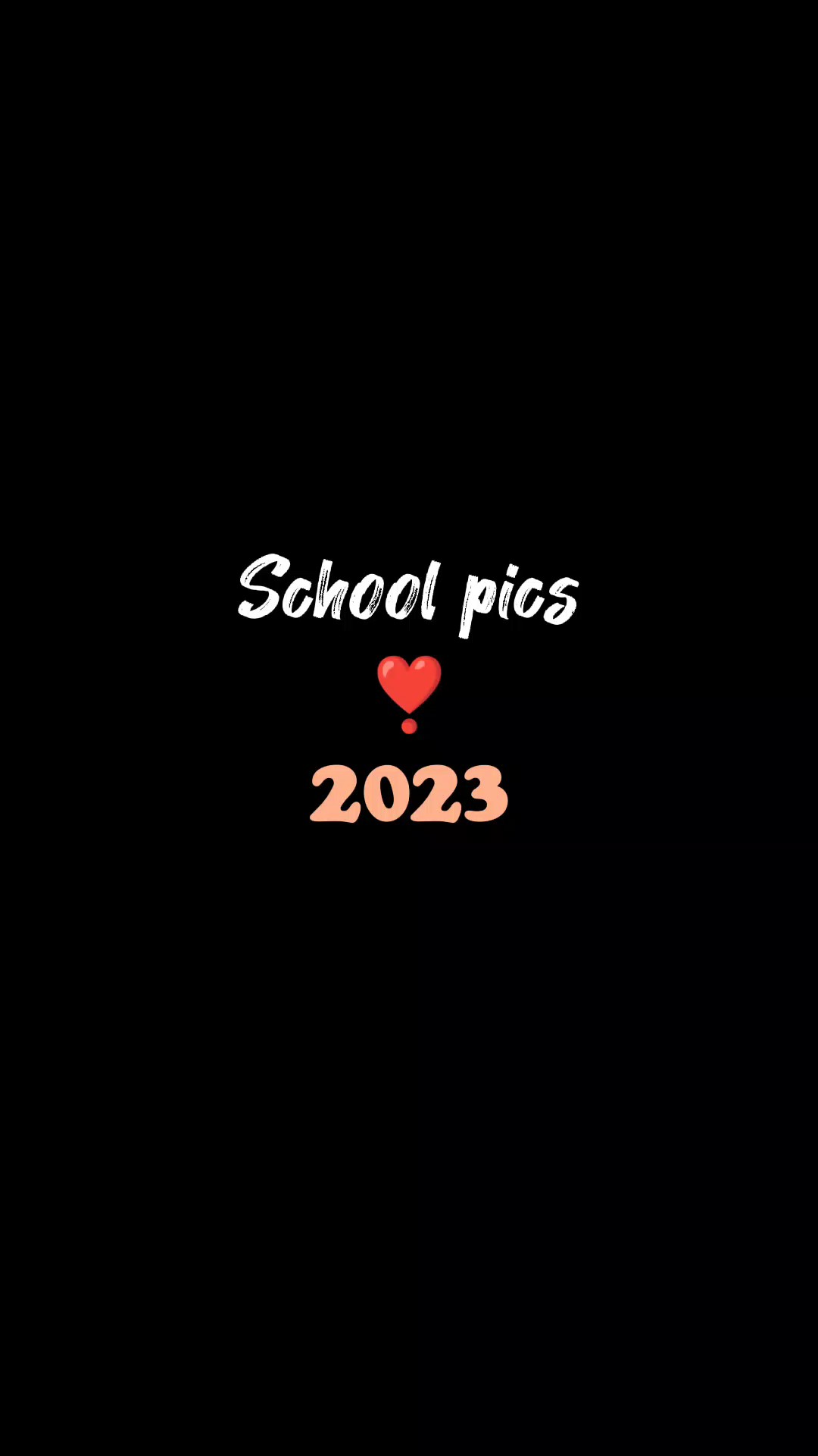 School pics in 2023