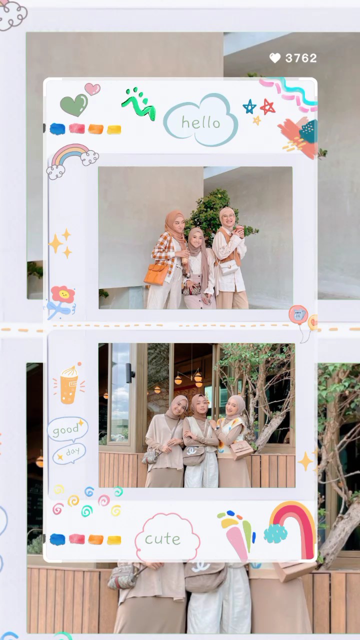 2 foto Polaroid cute