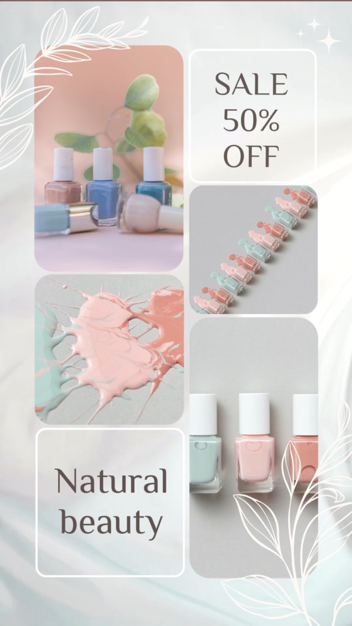 NAIL OIL PRODUCTS DISPLAY