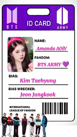 ID CARD FANS BTS