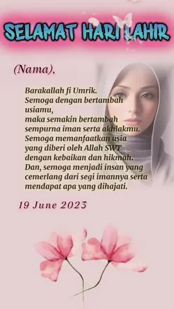 Selamat Hari Lahir